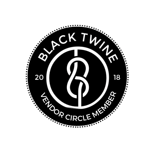 Black Twine Vendor Circle 2018 Logo (Transparent)